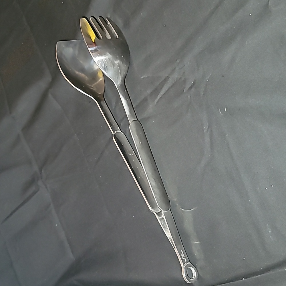 11.75"  Stainless Steel Kitchen Serving Tongs